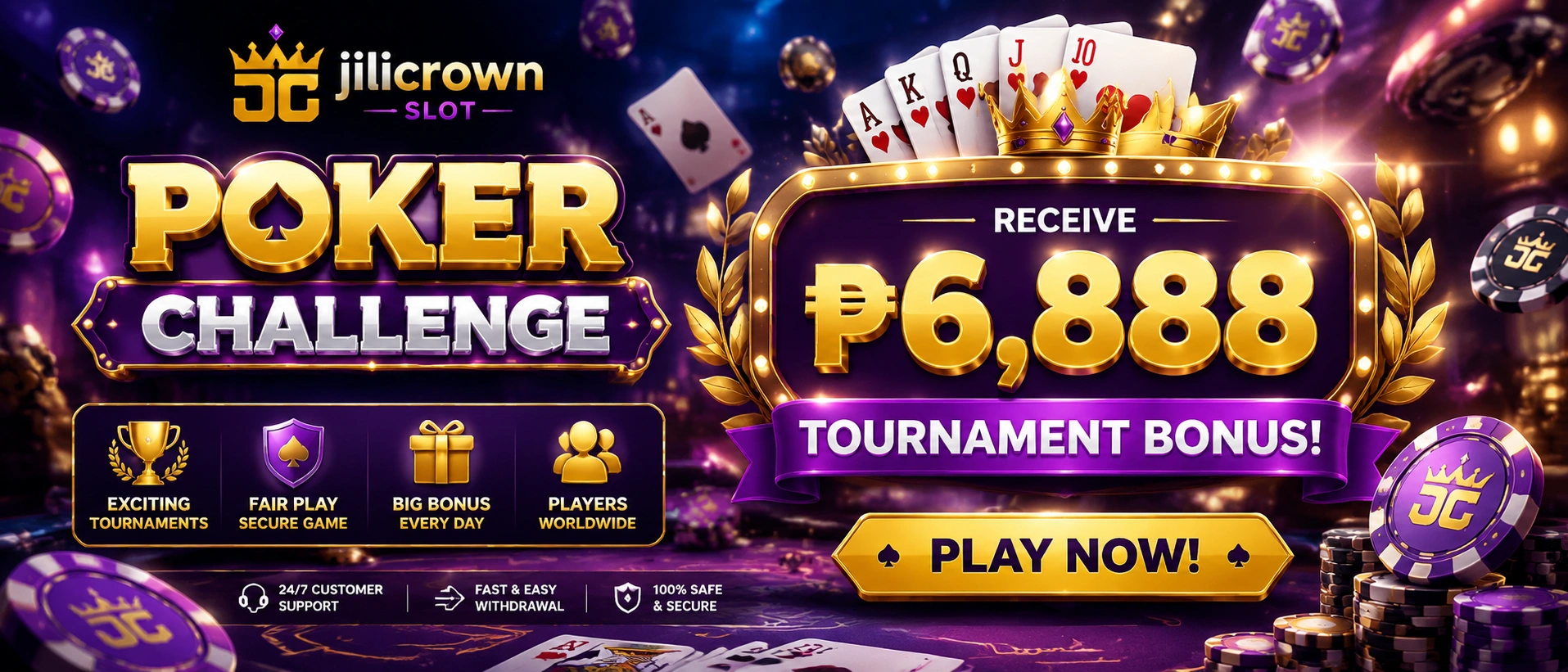 JILICROWN card games banner