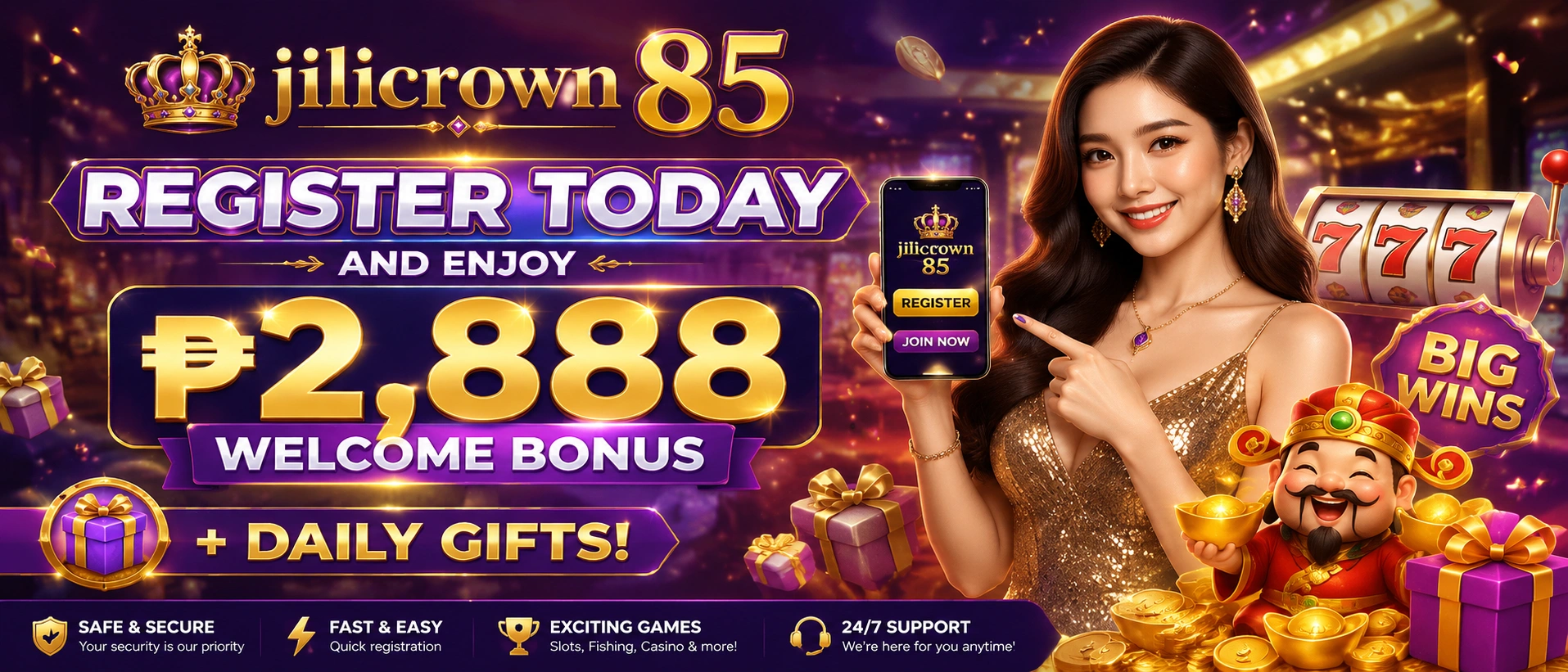 JILICROWN promotions banner 3