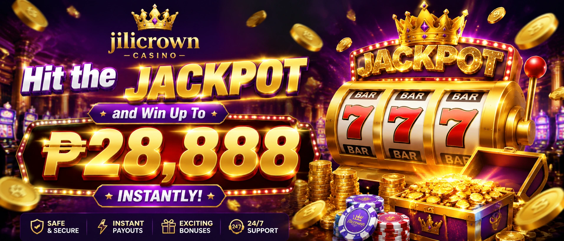 JILICROWN Jackpots bonus highlight